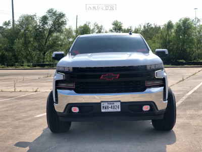 1 2019 Silverado 1500 Chevrolet Leveling Kit Suspension Lift 3in Arkon Off Road Roosevelt Machined Black