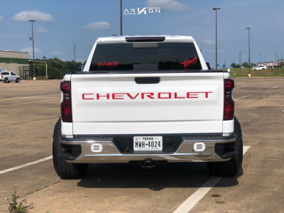 1 2019 Silverado 1500 Chevrolet Leveling Kit Suspension Lift 3in Arkon Off Road Roosevelt Machined Black