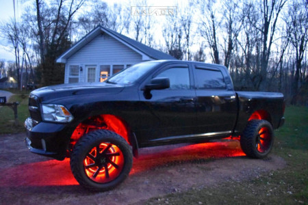 1 2013 1500 Ram Zone Suspension Lift 6in Arkon Off Road Lincoln Machined Black