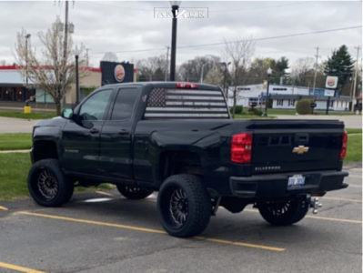 1 2016 1500 Chevrolet Rough Country Suspension Lift 7in Arkon Off Road Alexander Black
