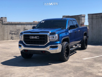 2016 GMC Sierra 1500 - 20x10 -25mm - ARKON OFF-ROAD Lincoln - Leveling Kit - 275/60R20