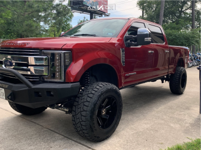 1 2017 F 250 Super Duty Ford Bds Suspension Lift 55in Arkon Off Road Lincoln Machined Black