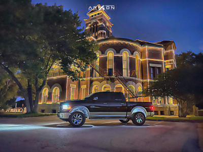 1 2014 1500 Ram Rough Country Suspension Lift 25in Arkon Off Road Lincoln Chrome