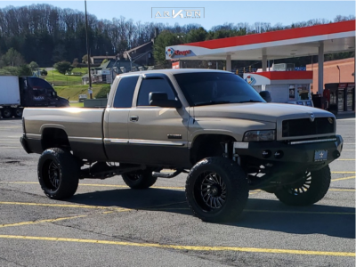 1 2002 Ram 2500 Dodge Top Gun Customz Suspension Lift 6in Arkon Off Road Caesar Black