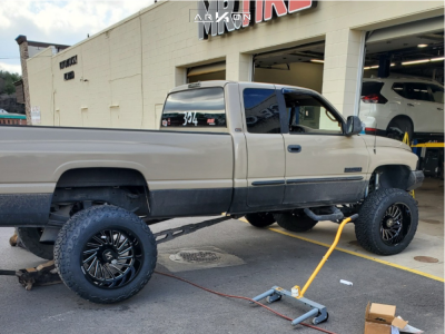 1 2002 Ram 2500 Dodge Top Gun Customz Suspension Lift 6in Arkon Off Road Caesar Black