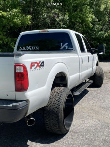 1 2015 F 350 Super Duty Ford Rancho Suspension Lift 25in Arkon Off Road Crown Series Victory Black