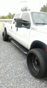 1 2015 F 350 Super Duty Ford Rancho Suspension Lift 25in Arkon Off Road Crown Series Victory Black