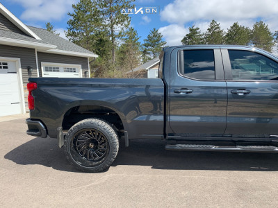 1 2019 Silverado 1500 Chevrolet Superlift Suspension Lift 3in Arkon Off Road Caesar Black