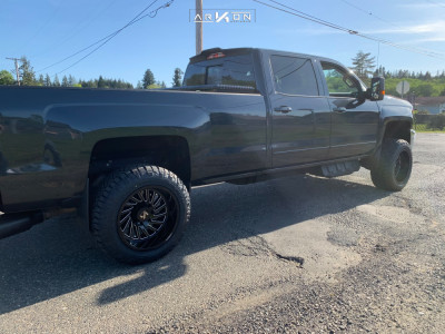 1 2018 Silverado 2500 Hd Chevrolet Cognito Leveling Kit Arkon Off Road Caesar Black