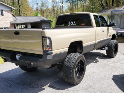 1 2002 Ram 2500 Dodge Top Gun Customz Suspension Lift 6in Arkon Off Road Caesar Black