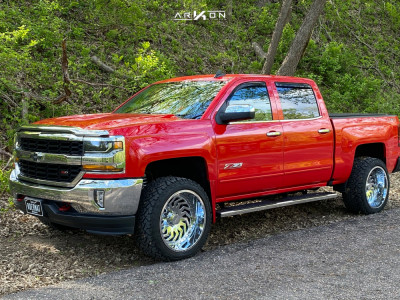 1 2018 Silverado 1500 Chevrolet Readylift Suspension Lift 35in Arkon Off Road Crown Series Victory Chrome