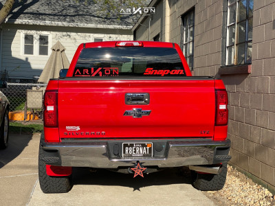 1 2018 Silverado 1500 Chevrolet Readylift Suspension Lift 35in Arkon Off Road Crown Series Victory Chrome