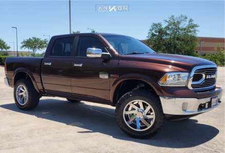2015 Ram 1500 - 20x10 -25mm - ARKON OFF-ROAD Lincoln - Suspension Lift 4" - 35" x 12.5"