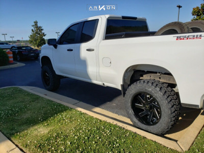 1 2019 Silverado 1500 Chevrolet Rough Country Suspension Lift 4in Arkon Off Road Lincoln Black