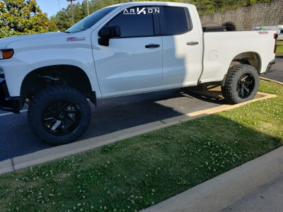 1 2019 Silverado 1500 Chevrolet Rough Country Suspension Lift 4in Arkon Off Road Lincoln Black