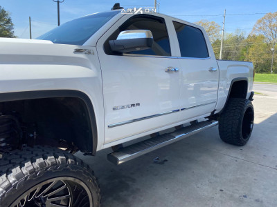1 2017 Sierra 1500 Hd Gmc Mcgaughys Suspension Lift 9in Arkon Off Road Caesar Black