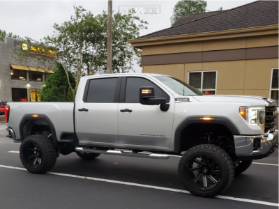 1 2020 Sierra 2500 Hd Gmc Rough Country Suspension Lift 7in Arkon Off Road Lincoln Black