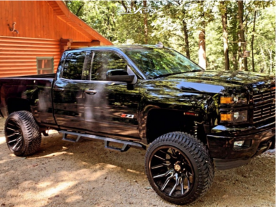 1 2015 Silverado 1500 Chevrolet Rough Country Suspension Lift 7in Arkon Off Road Roosevelt Black