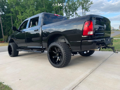 1 2017 1500 Ram Rough Country Suspension Lift 4in Arkon Off Road Lincoln Black