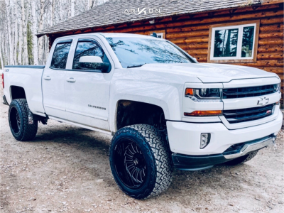 1 2018 Silverado 1500 Chevrolet Rough Country Suspension Lift 7in Arkon Off Road Alexander Black