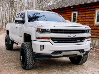 1 2018 Silverado 1500 Chevrolet Rough Country Suspension Lift 7in Arkon Off Road Alexander Black