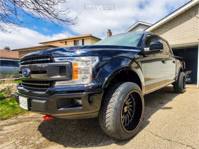 2019 Ford F-150 - 22x12 -51mm - ARKON OFF-ROAD Caesar - Leveling Kit - 305/45R22