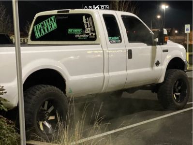 1 1999 F 250 Super Duty Ford Pro Comp Suspension Lift 4in Arkon Off Road Lincoln Black Machined