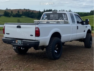 1 1999 F 250 Super Duty Ford Pro Comp Suspension Lift 4in Arkon Off Road Lincoln Black Machined