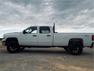 1 2009 Silverado 2500 Hd Chevrolet 2 Inch Level Suspension Lift 3in Arkon Off Road Lincoln Black