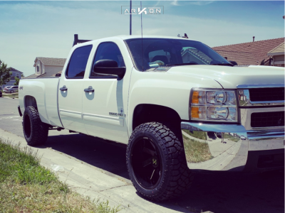 1 2009 Silverado 2500 Hd Chevrolet 2 Inch Level Suspension Lift 3in Arkon Off Road Lincoln Black