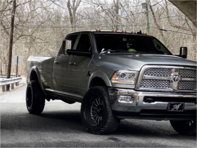 2015 Ram 2500 - 22x12 -51mm - ARKON OFF-ROAD Alexander - Stock Suspension - 35" x 12.5"