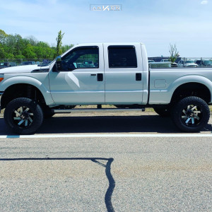 1 2016 F 250 Super Duty Ford Rough Country Suspension Lift 45in Arkon Off Road Lincoln Black