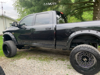 1 2018 Ram 2500 Dodge Fabtech Suspension Lift 6in Arkon Off Road Crown Series Victory Machined Black