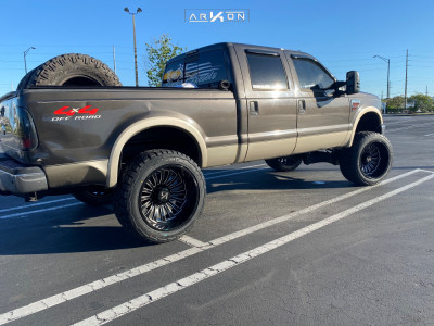 1 2008 F 250 Super Duty Ford Rough Country Suspension Lift 6in Arkon Off Road Alexander Machined Accents