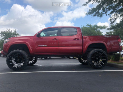 1 2017 Tacoma Toyota Maxtrac Suspension Lift 65in Arkon Off Road Roosevelt Machined Black