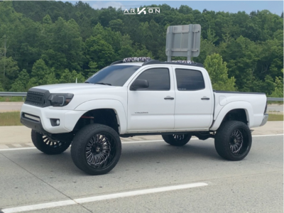 1 2014 Tacoma Toyota Maxtrac Suspension Lift 65in Arkon Off Road Alexander Black