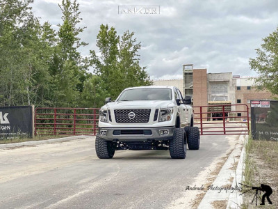 1 2019 Titan Xd Nissan Rough Country Suspension Lift 6in Arkon Off Road Alexander Black