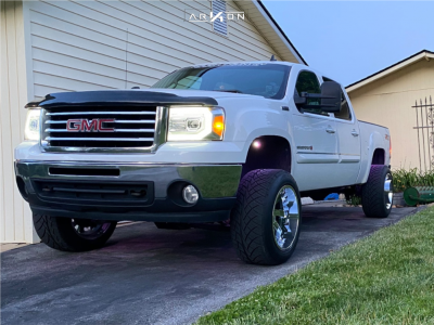 2010 GMC Sierra 1500 - 20x12 -51mm - ARKON OFF-ROAD Lincoln - Suspension Lift 6" - 305/50R20
