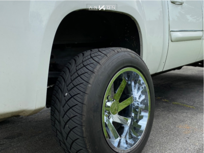 1 2010 Sierra 1500 Gmc Rough Country Suspension Lift 6in Arkon Off Road Lincoln Chrome