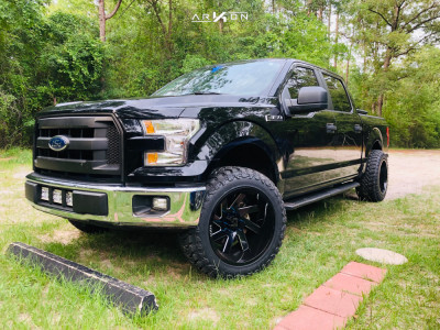 2016 Ford F-150 - 20x12 -51mm - ARKON OFF-ROAD Lincoln - Leveling Kit - 33" x 12.5"