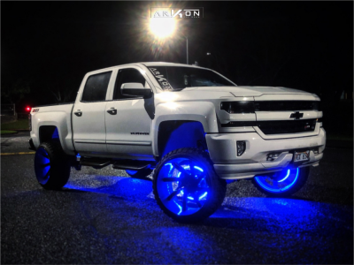 1 2018 Silverado 1500 Chevrolet Maxtrac Suspension Lift 9in Arkon Off Road Lincoln Black