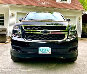 1 2015 Tahoe Chevrolet Rough Country Suspension Lift 35in Arkon Off Road Caesar Black