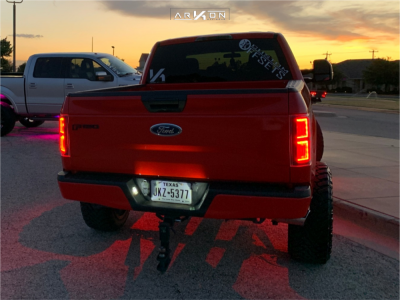 1 2017 F 150 Ford Rough Country Suspension Lift 6in Arkon Off Road Caesar Black