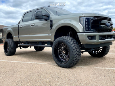 1 2019 F 250 Super Duty Ford Bds Suspension Lift 6in Arkon Off Road Alexander Black Milled