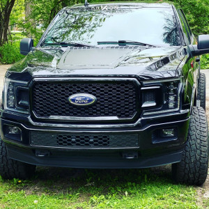 1 2018 F 150 Ford Readylift Suspension Lift 35in Arkon Off Road Lincoln Black