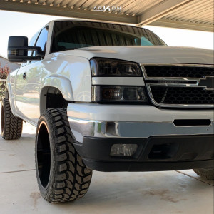 1 2006 Silverado 1500 Chevrolet Rough Country Leveling Kit Arkon Off Road Caesar Black