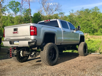 1 2019 Sierra 2500 Hd Gmc Cognito Suspension Lift 12in Arkon Off Road Alexander Black