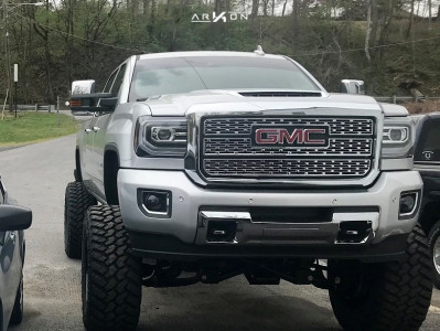 1 2019 Sierra 2500 Hd Gmc Cognito Suspension Lift 12in Arkon Off Road Alexander Black