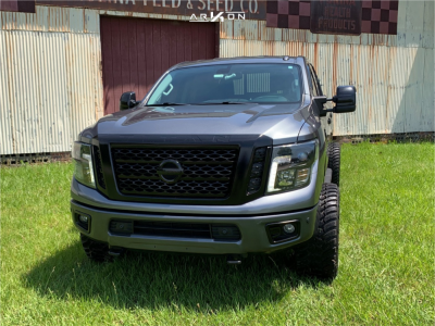 1 2016 Titan Xd Nissan Rough Country Leveling Kit Arkon Off Road Alexander Black