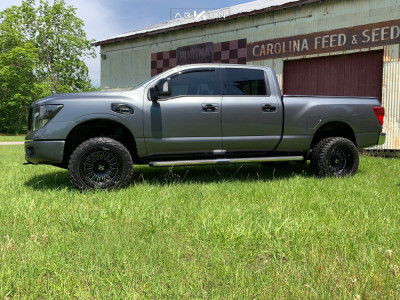 1 2016 Titan Xd Nissan Rough Country Leveling Kit Arkon Off Road Alexander Black